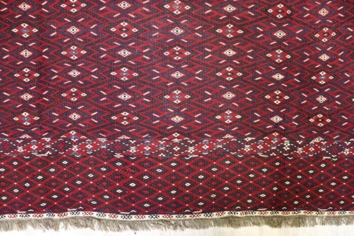 vintage nomadic turkmen yomut kilim rug 20