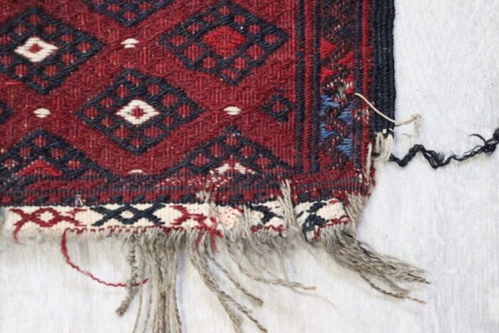 vintage nomadic turkmen yomut kilim rug 23