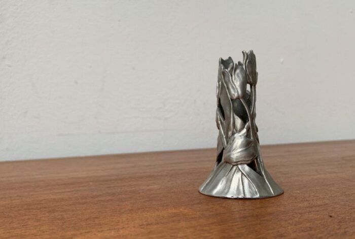 vintage ornamental candleholder by seagull pewter canada 1990s 2