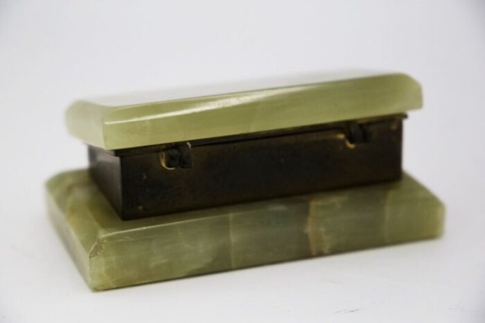 vintage parchment pillbox 1950s 2