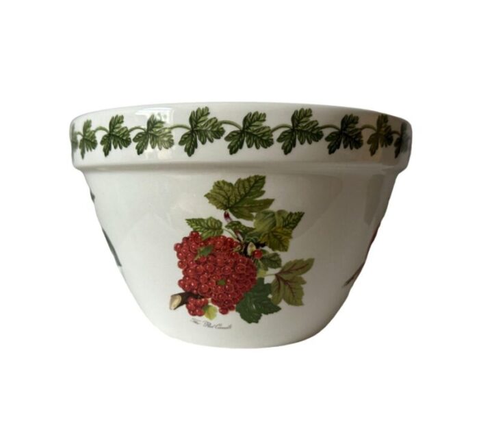 vintage portmeirion pomona pudding bowlplant pot england 9170