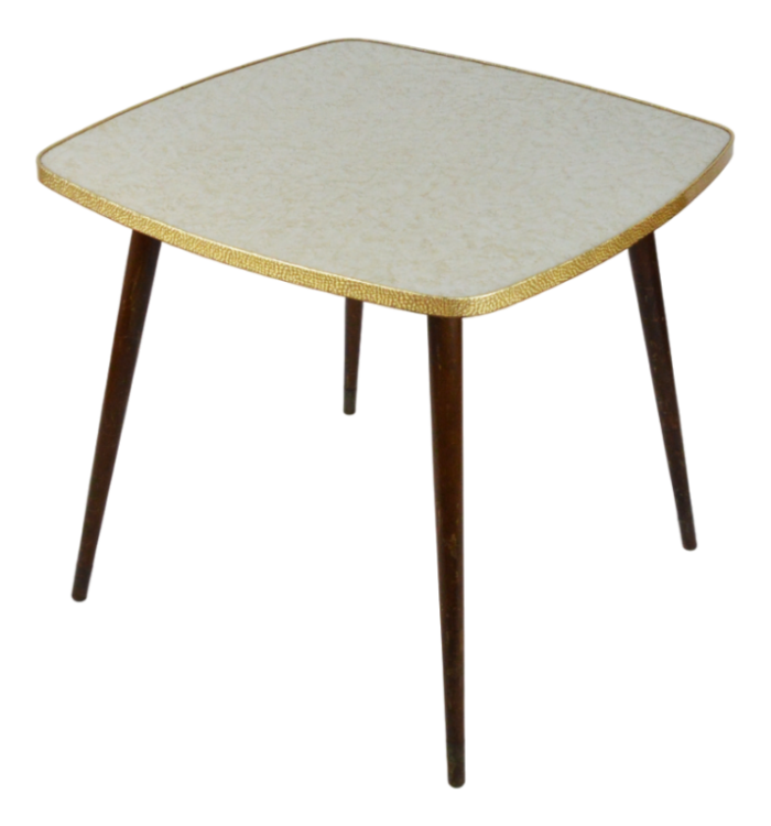 vintage rockabilly side table 1970s 6026