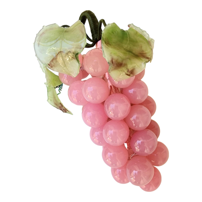 vintage rose pink grape cluster 4245