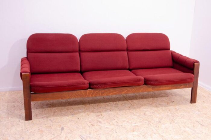 vintage scandinavian style 3 seater lounge sofa 1970s 9571