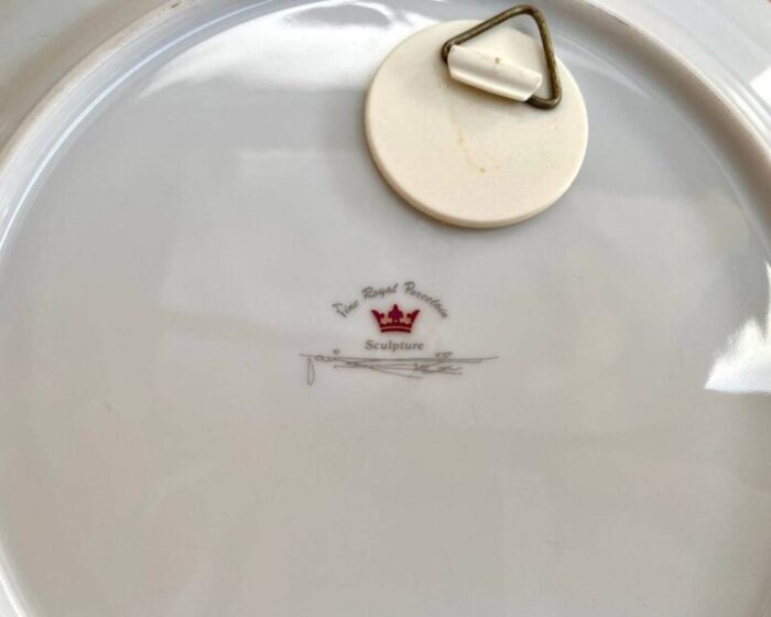 vintage souvenir plate in porcelain 1980 6