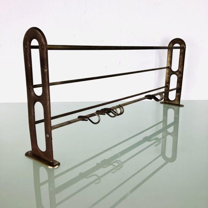 vintage steel kitchen rack 1930s 5