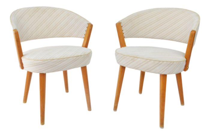 vintage swedish chairs 1960s set of 2 0169