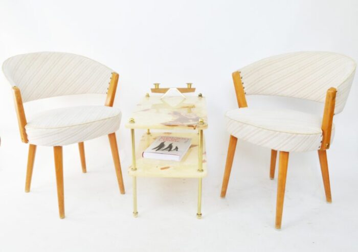 vintage swedish chairs 1960s set of 2 4210