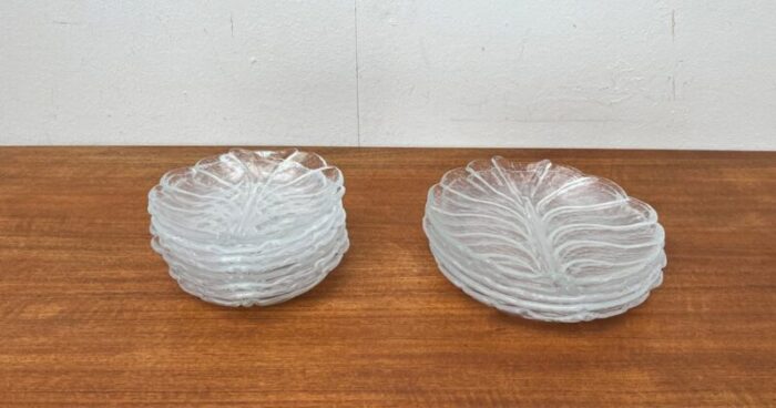 vintage swedish eden glass plates by lars hellsten for orrefors 1970s set of 13 13