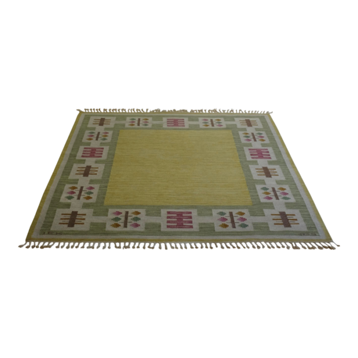 vintage swedish rug by anna greta sjoqvist 1954