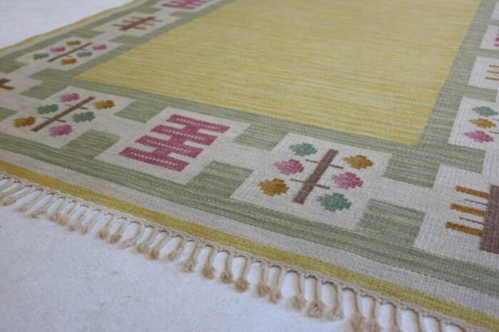 vintage swedish rug by anna greta sjoqvist 2561