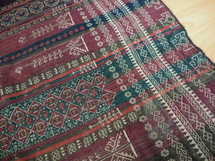 vintage tribal nomadic beluch kilim rug afghanistan 1930s 12