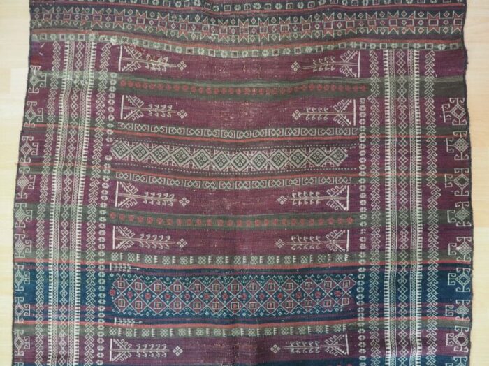 vintage tribal nomadic beluch kilim rug afghanistan 1930s 6