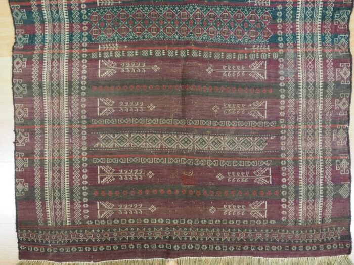 vintage tribal nomadic beluch kilim rug afghanistan 1930s 8