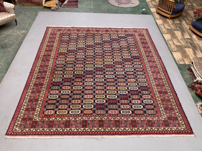 vintage turkish bergama rug 1