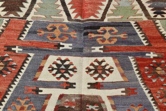 vintage turkish cotton wool rugs 17