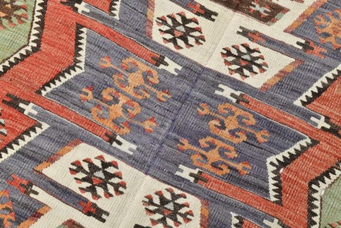 vintage turkish cotton wool rugs 5