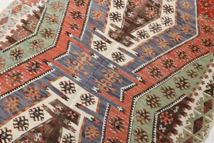 vintage turkish cotton wool rugs 6