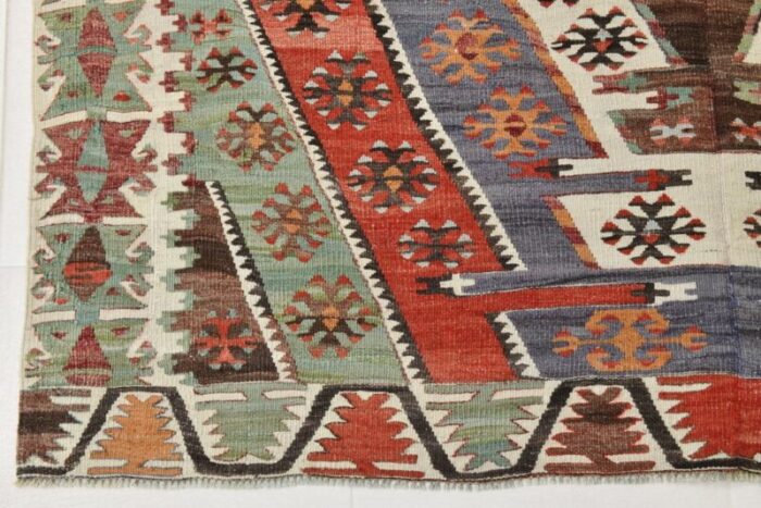 vintage turkish cotton wool rugs 7