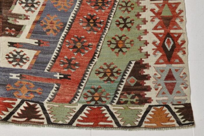 vintage turkish cotton wool rugs 9