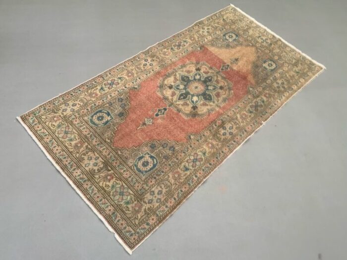 vintage turkish oushak rug 3