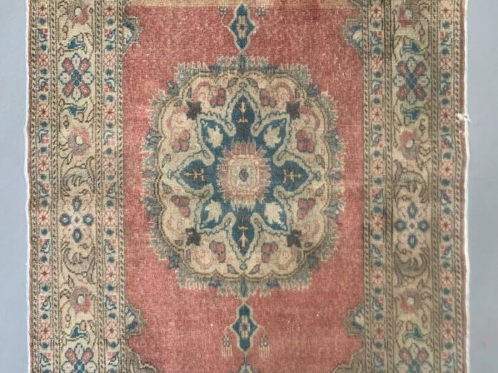 vintage turkish oushak rug 5