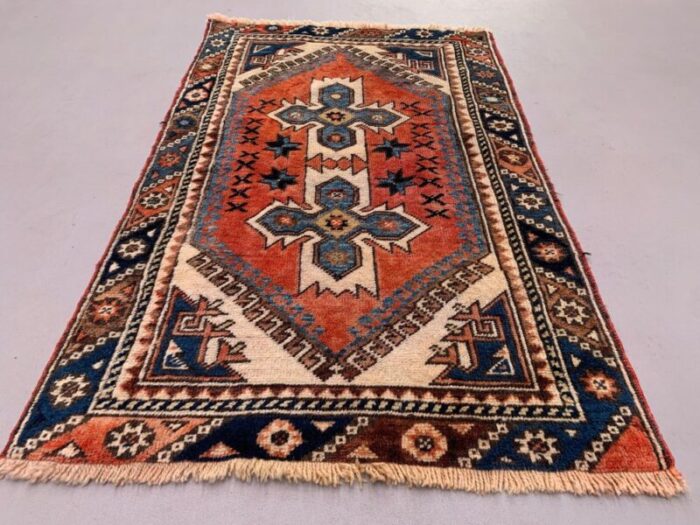 vintage turkish western rug 1