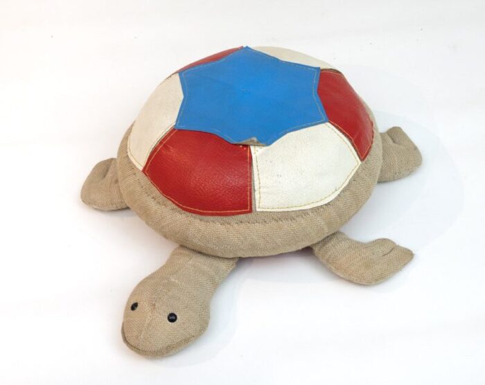 vintage turtle therapeutic toy by renate mueller for h josef leven sonneberg 1960s 1