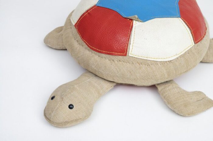 vintage turtle therapeutic toy by renate mueller for h josef leven sonneberg 1960s 2