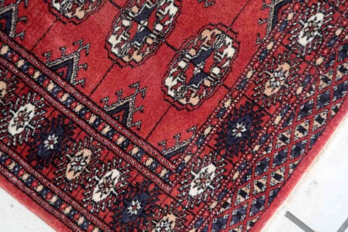 vintage uzbek bukhara rug 1970s 5