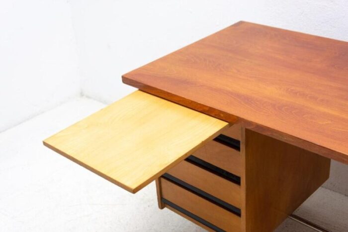 vintage writing desk czechoslovakia 1970s 8375