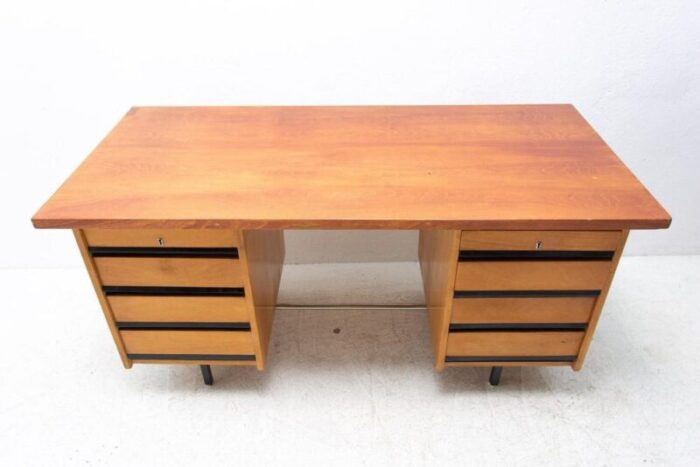 vintage writing desk czechoslovakia 1970s 8504