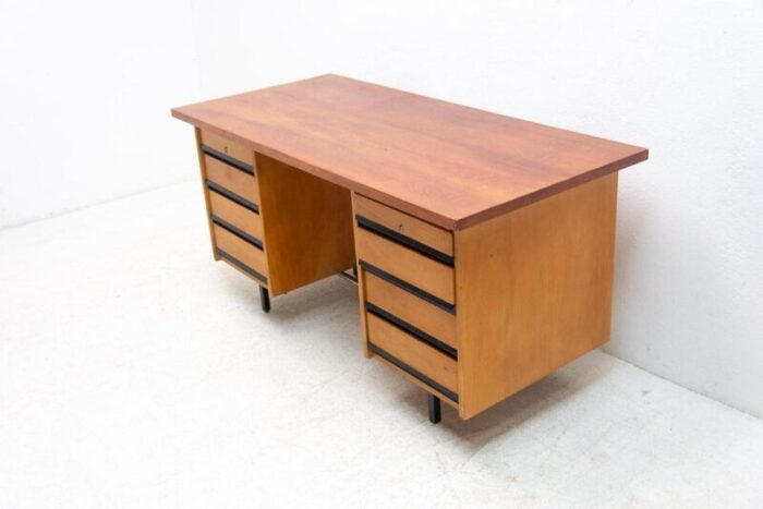 vintage writing desk czechoslovakia 1970s 9602