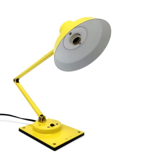 vintage yellow tensor folding desk lamp 0861