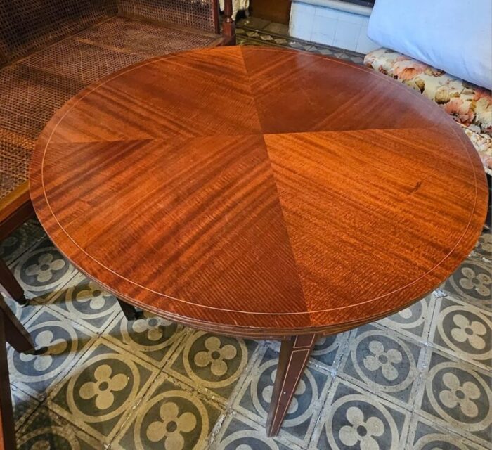 walnut coffee table napoleon iii style made in italy mid 1900 2753