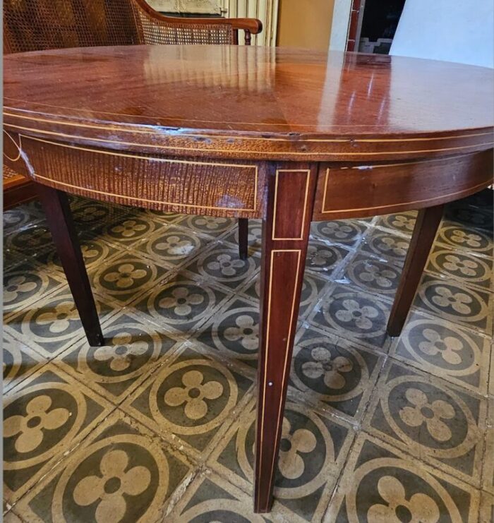 walnut coffee table napoleon iii style made in italy mid 1900 6803