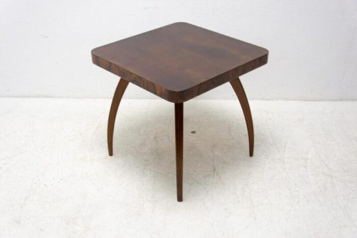 walnut spider table h 259 attributed to jindrich halabala 1950s 4037