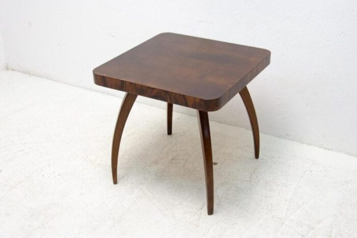 walnut spider table h 259 attributed to jindrich halabala 1950s 6948