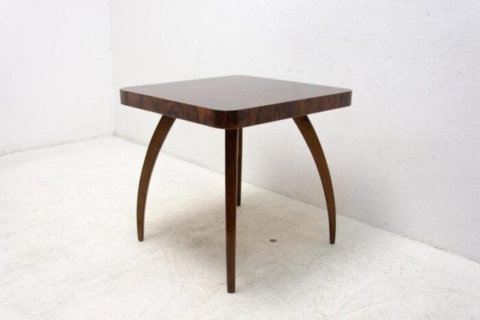 walnut spider table h 259 attributed to jindrich halabala 1950s 6994