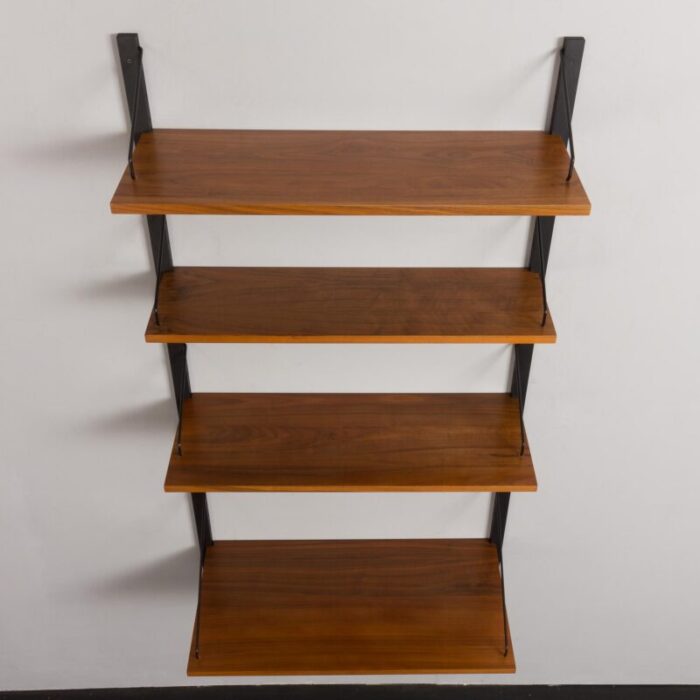 walnut wall unit with desk by poul cadovius for cado denmark 1960s 1855