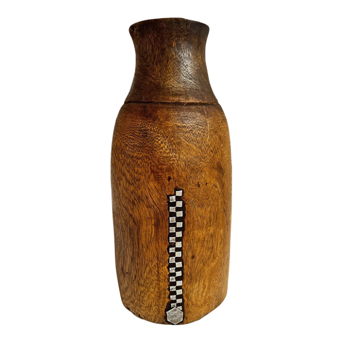 wood vintage tutsi jar 7707