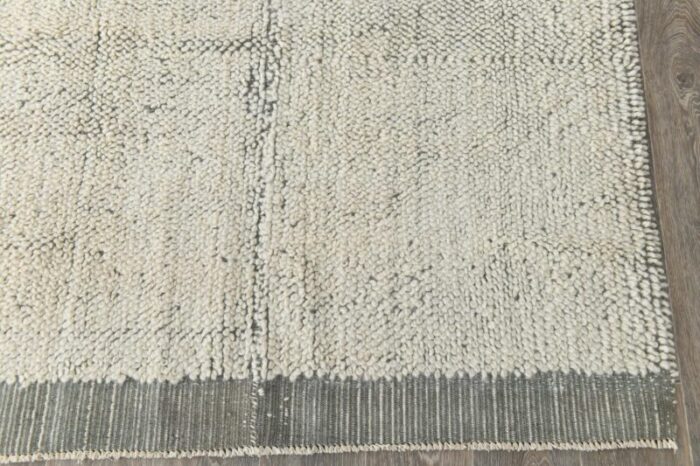 wool kilim pompom rug 3353