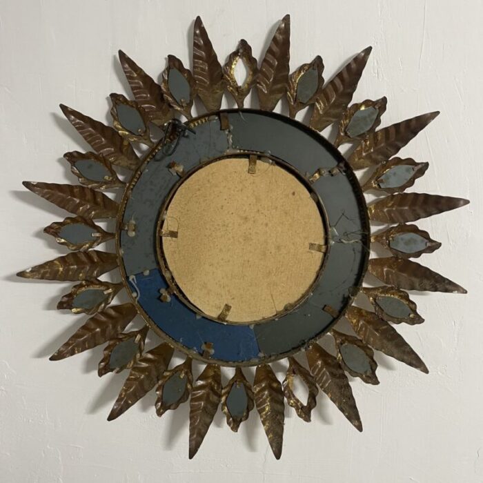 wrought iron sun mirror 1960 7